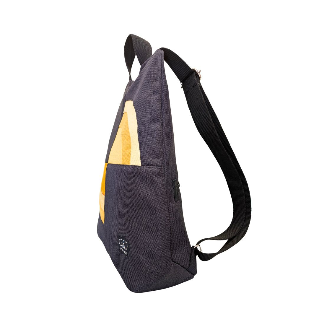 Mochila antirrobo Amanecer negro y amarillo