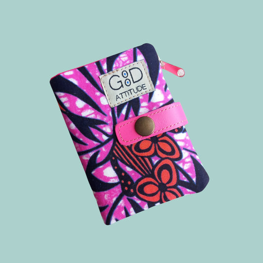 Cartera Minimal Afri rosa 2
