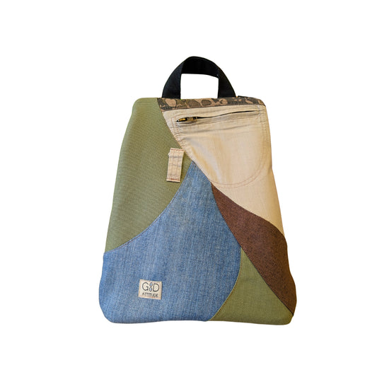 Mochila antirrobo Irati  Vaquero verde militar nº 72