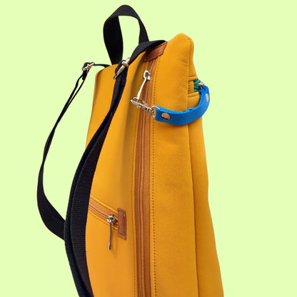 Mochila antirrobo Loira Ares mostaza verde