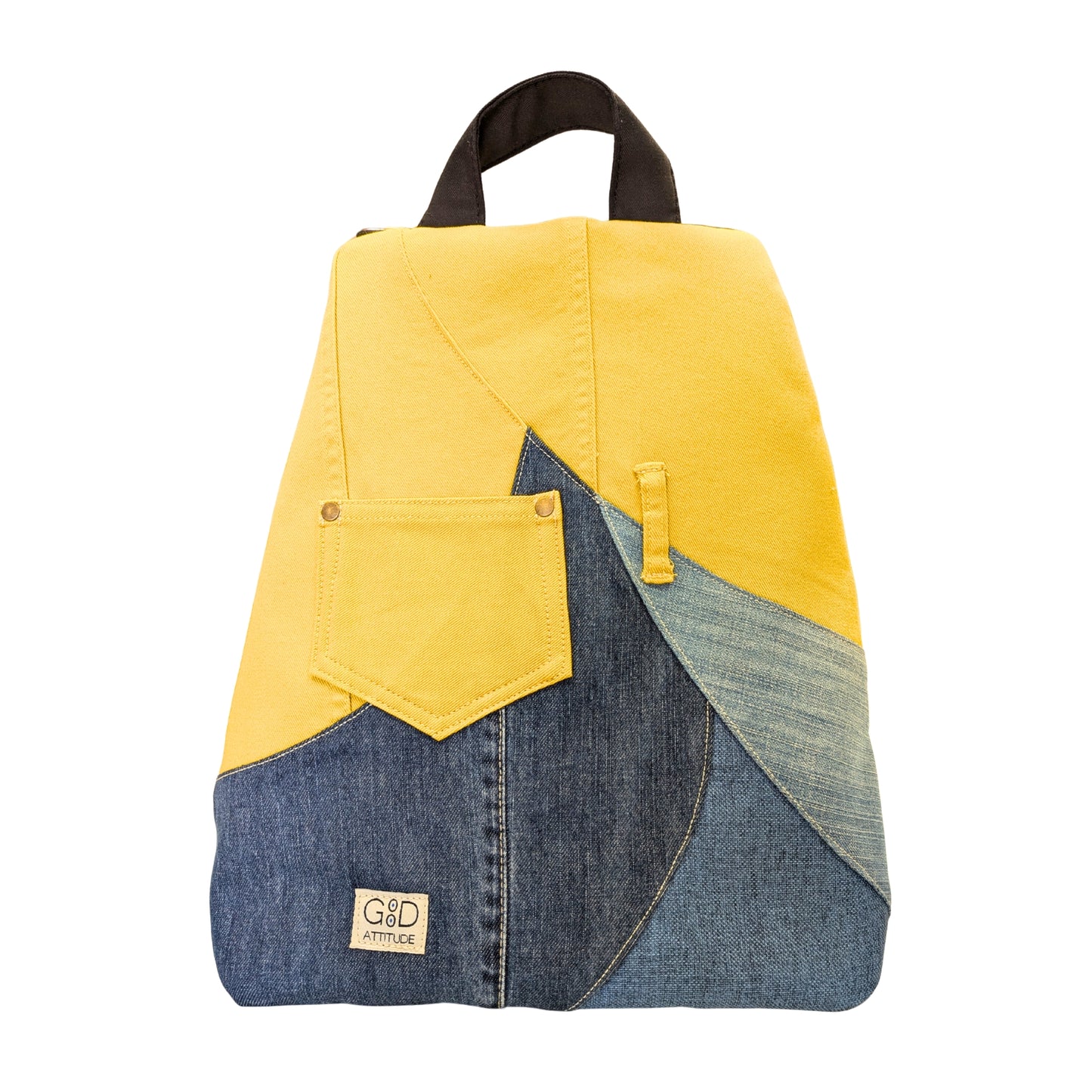 Mochila antirrobo Viento vaquero amarillo nº 107 GRANDE