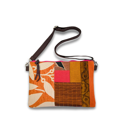 Bolso yin yang rosa y naranja