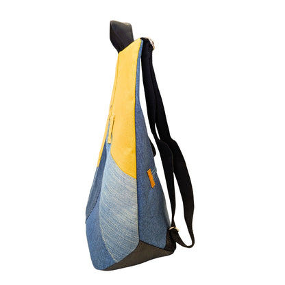 Mochila antirrobo Viento vaquero amarillo nº 107 GRANDE