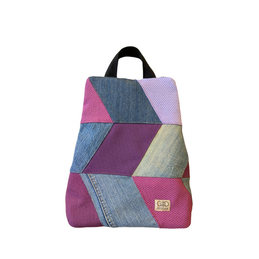 Mochila antirrobo Espigas vaquera lilas nº 76
