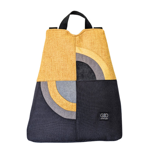 Mochila antirrobo Amanecer amarillo y negro