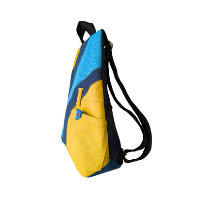 Mochila antirrobo Viento azul y amarillo nº55