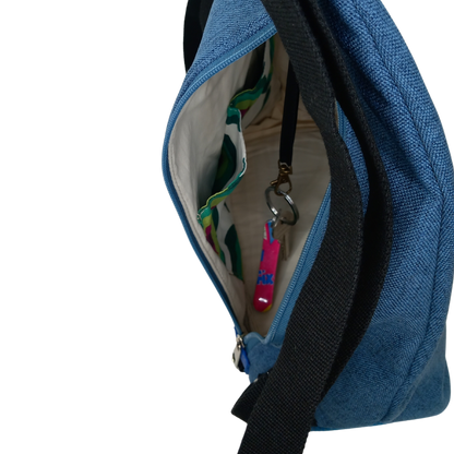 Mochila antirrobo Viento arco iris verde