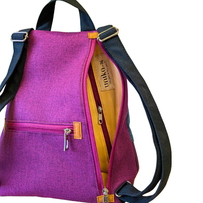 Mochila antirrobo Espigas vaquera lilas nº 76