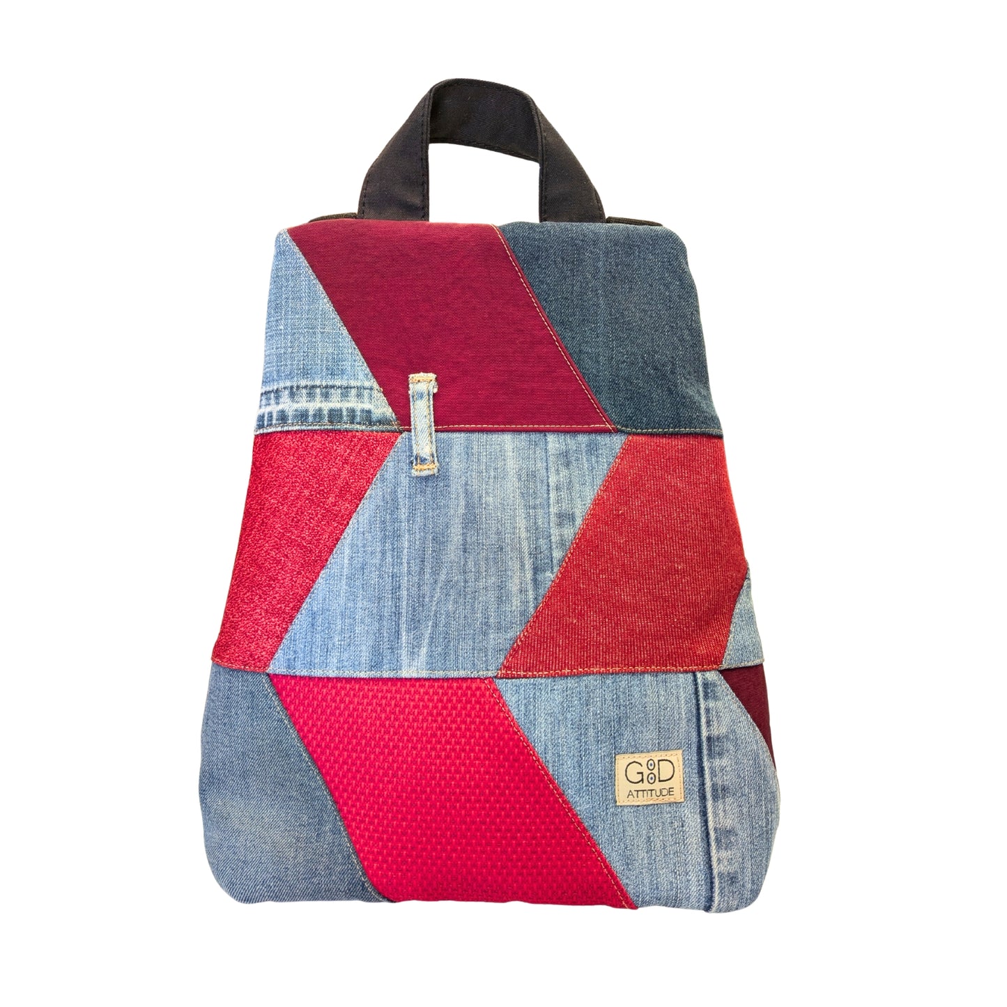 Mochila antirrobo Espigas Vaquera granate nº 122