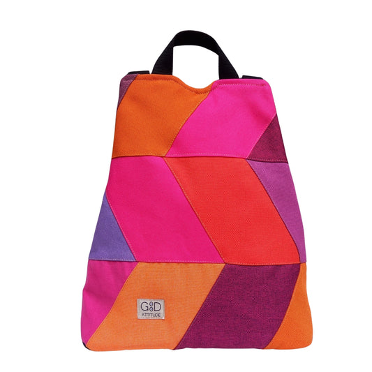 Mochila antirrobo Espigas rosas y moras