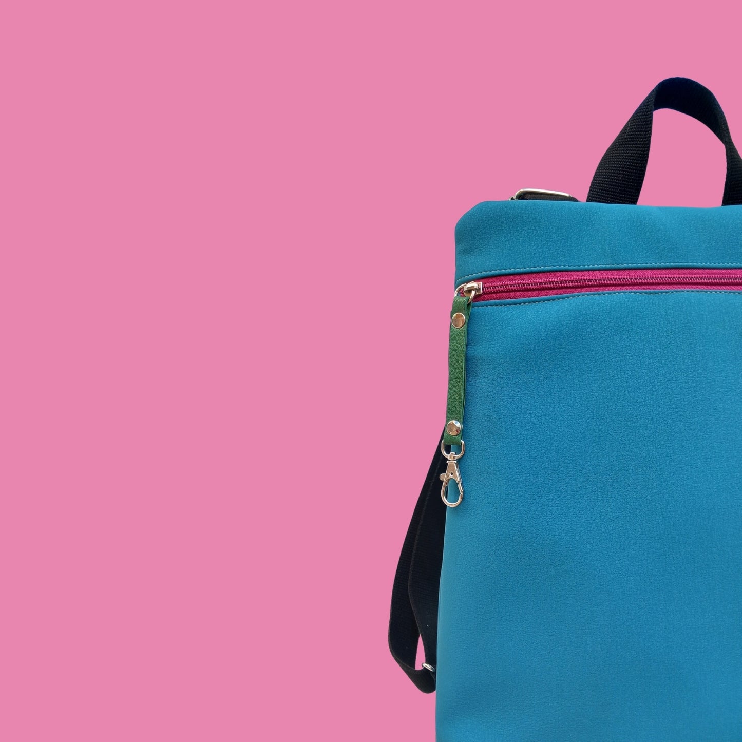 Mochila antirrobo Loira Ares turquesa frambuesa