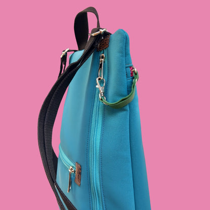 Mochila antirrobo Loira Ares turquesa frambuesa