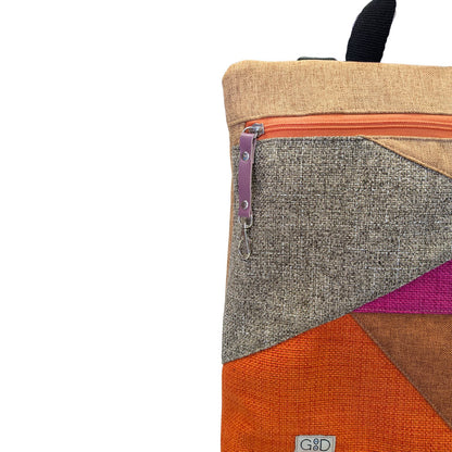 Mochila antirrobo Domes GRANDE tierra fuxia