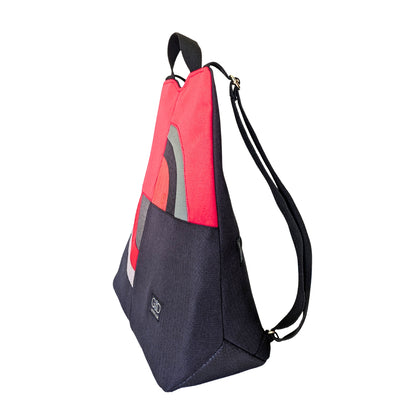 Mochila antirrobo Amanecer rojo y negro