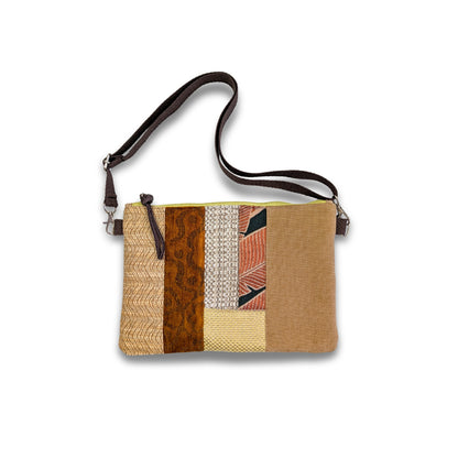 Bolso yin yang verde y tierra