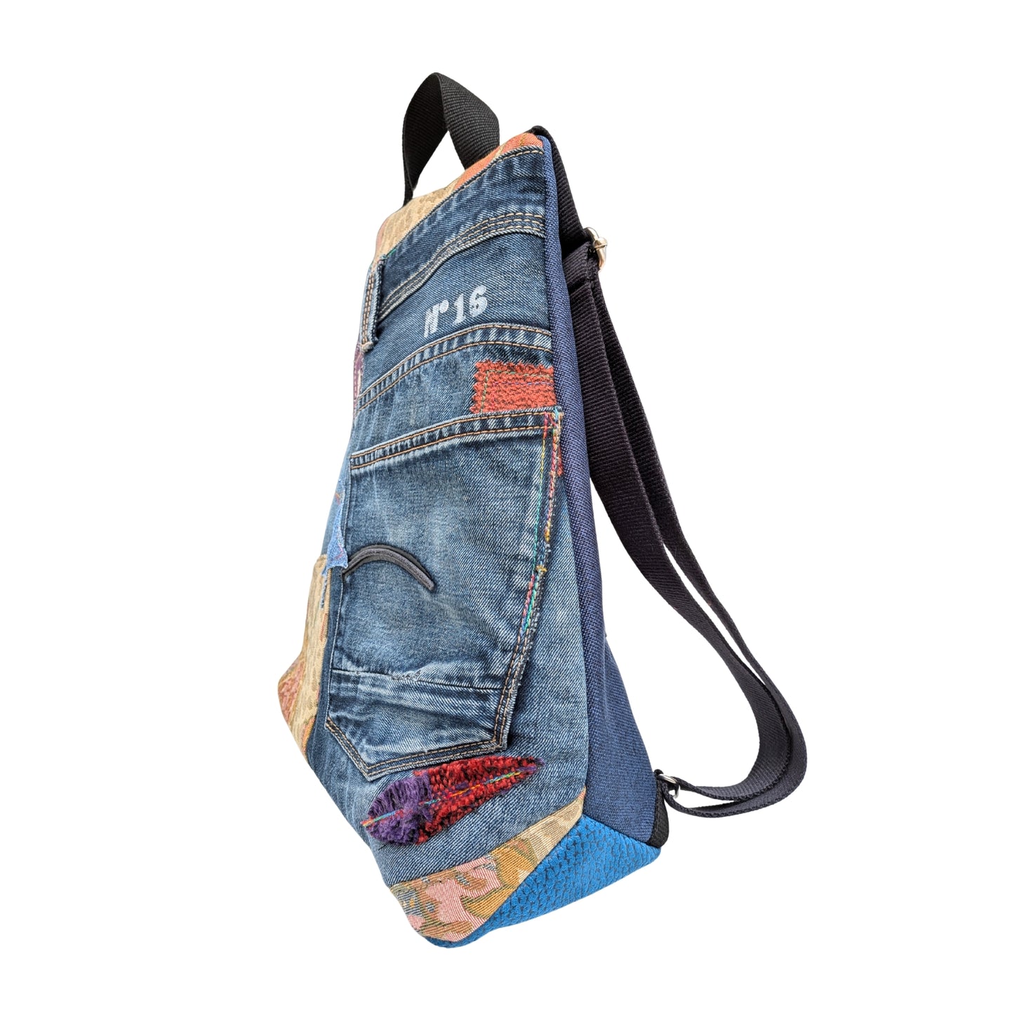 Mochila antirrobo artesanal Denim Special Nº 16