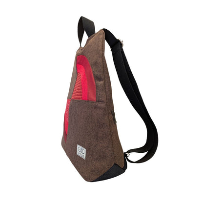 Mochila antirrobo Amanecer choco y rojo