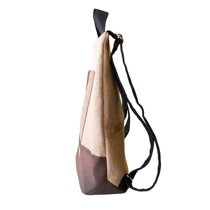 Mochila antirrobo Pocket choco y canela