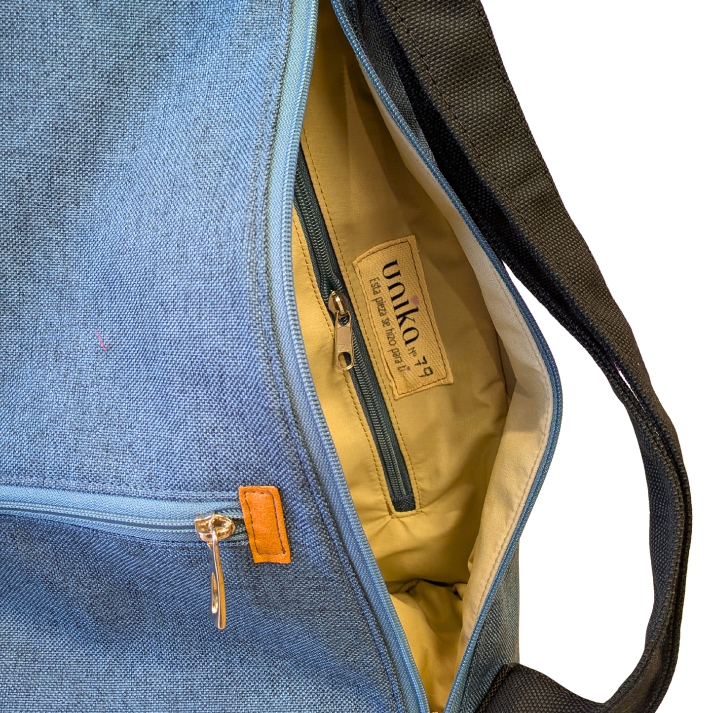 Mochila antirrobo Espigas vaquera lilas nº 79