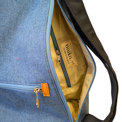 Mochila antirrobo Espigas vaquera lilas nº 79
