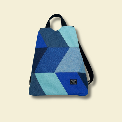 Mochila antirrobo Espigas azul