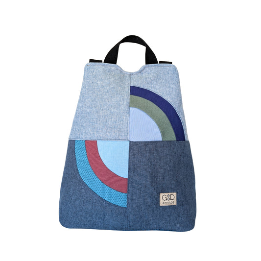 Mochila antirrobo Amanecer azul y cielo