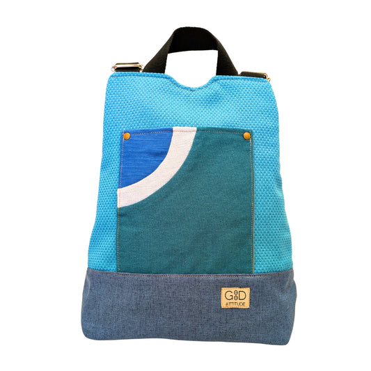 Mochila antirrobo Pocket azul cielo