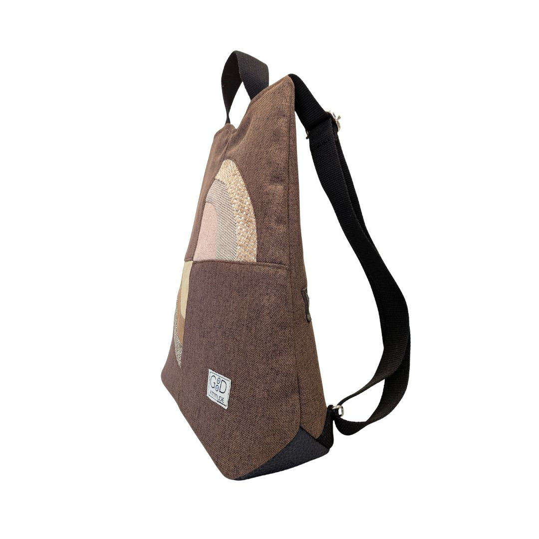 Mochila antirrobo Amanecer choco y crema