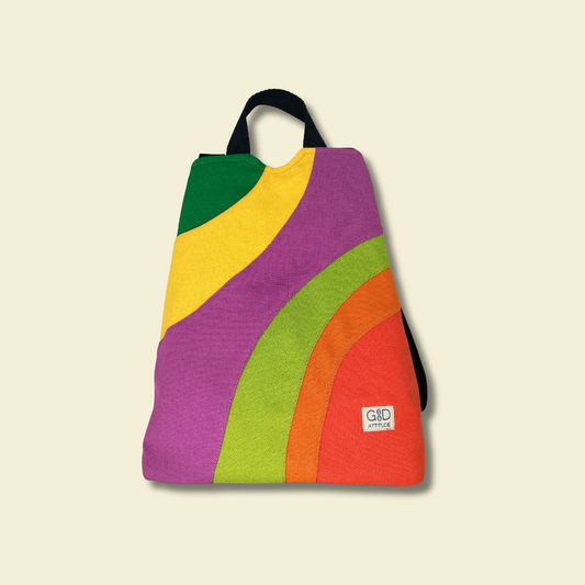 Mochila antirrobo Viento arco iris lila