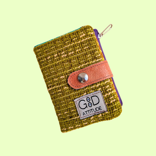 Cartera Minimal verde