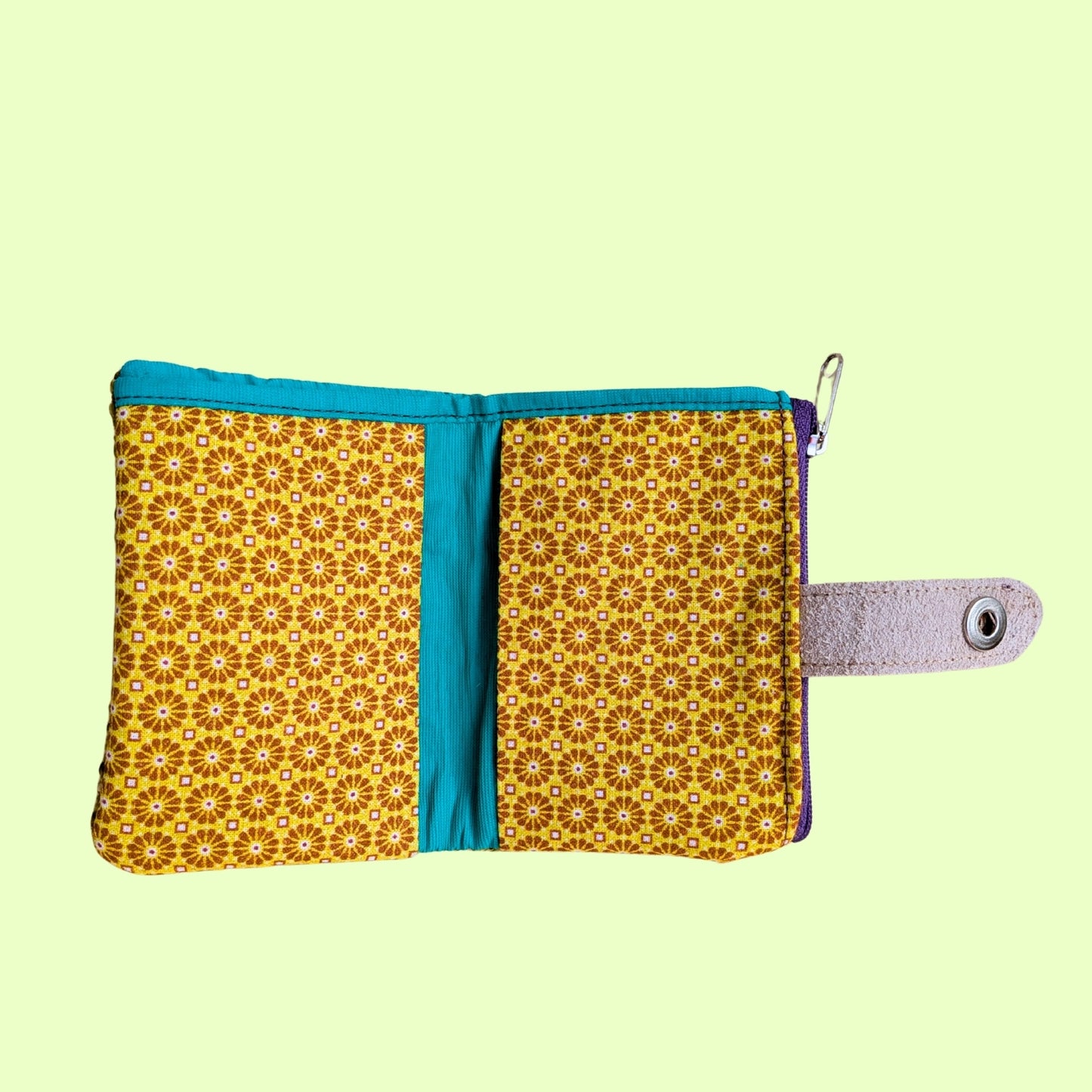 Cartera Minimal verde