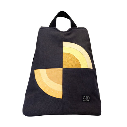 Mochila antirrobo Amanecer negro y amarillo