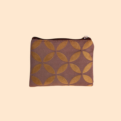 Cartera Minima concentrico dorado