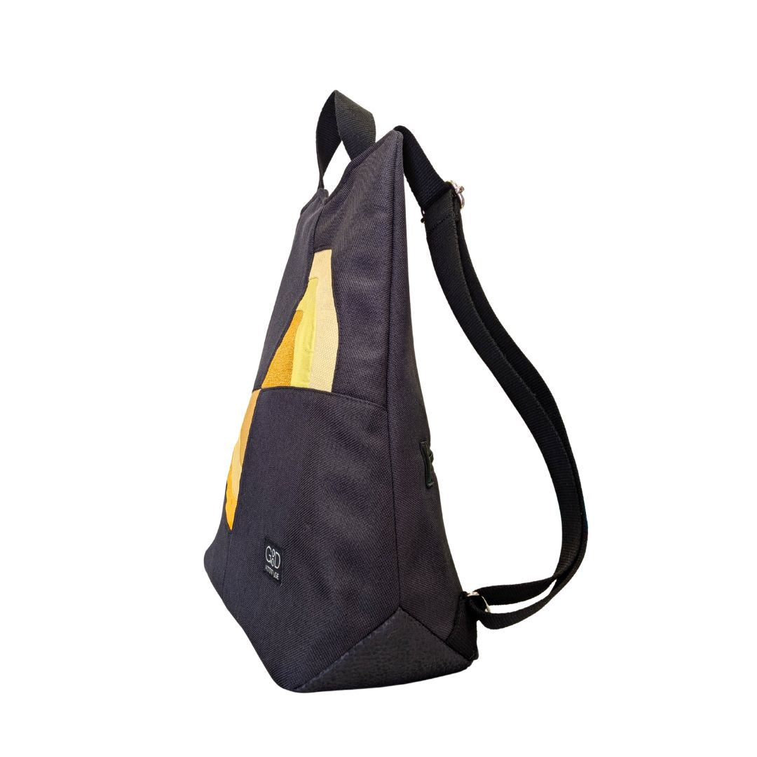 Mochila antirrobo Amanecer negro y amarillo