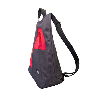 Mochila antirrobo Amanecer negro y rojo