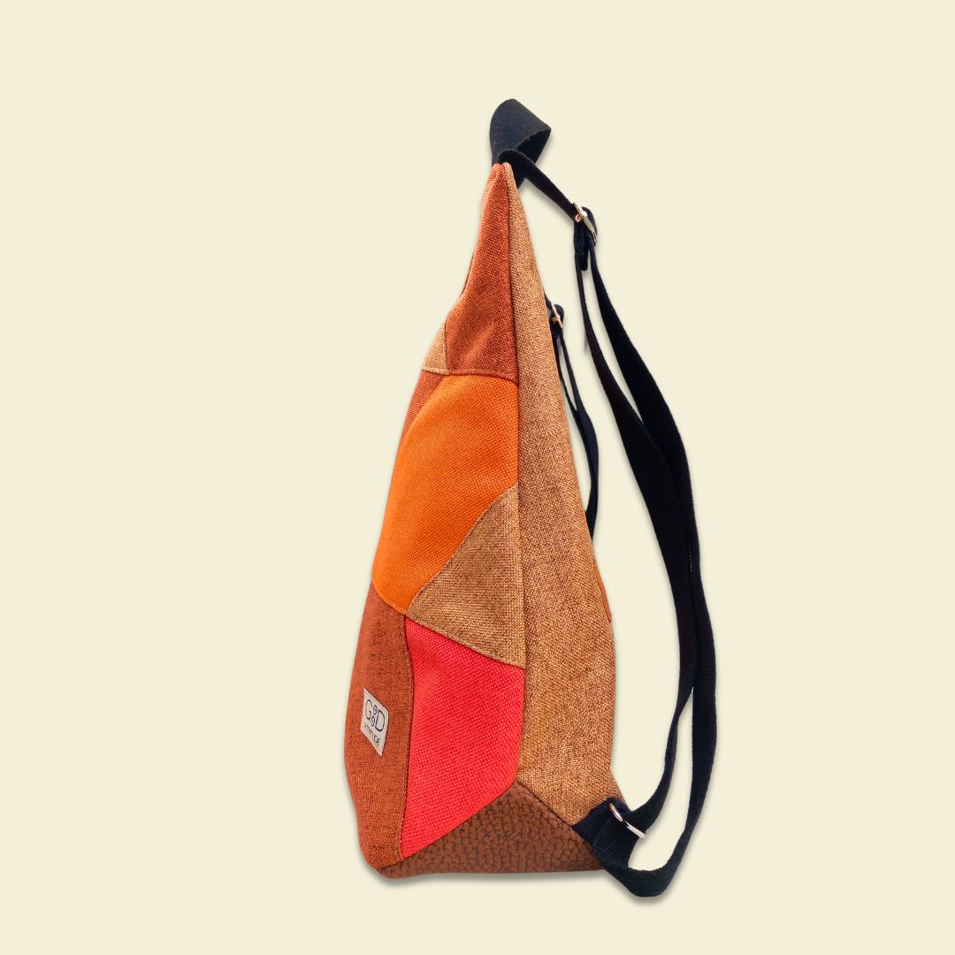 Mochila antirrobo Espigas naranja