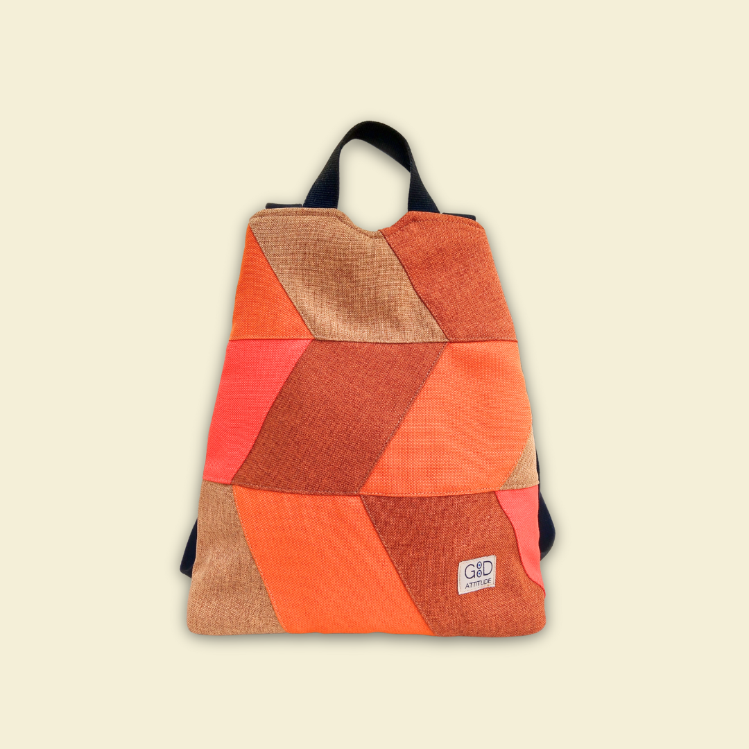 Mochila antirrobo Espigas naranja