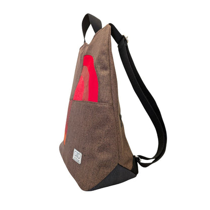 Mochila antirrobo Amanecer choco y rojo