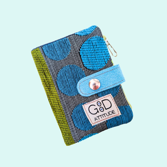 Cartera Minima topos azul