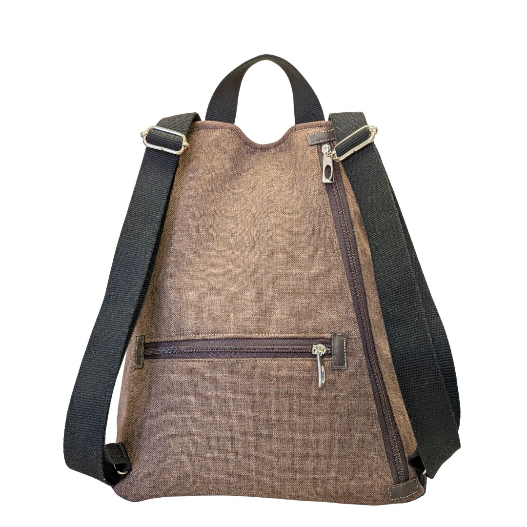 Mochila antirrobo Amanecer choco y crema