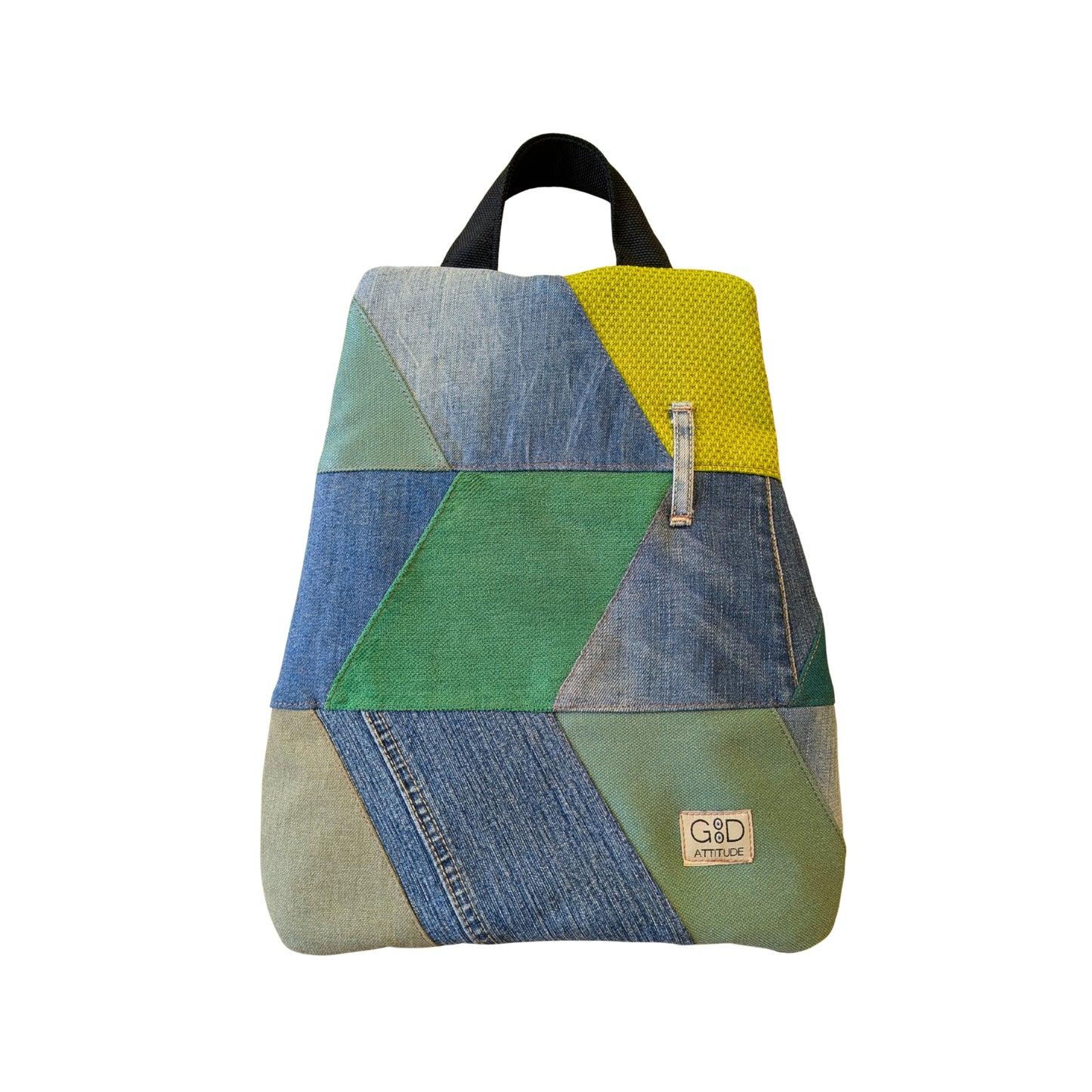 Mochila antirrobo Espigas vaquera verde nº 78