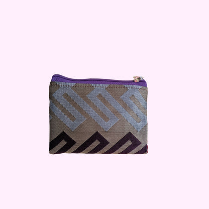Cartera Minima zig zag lila