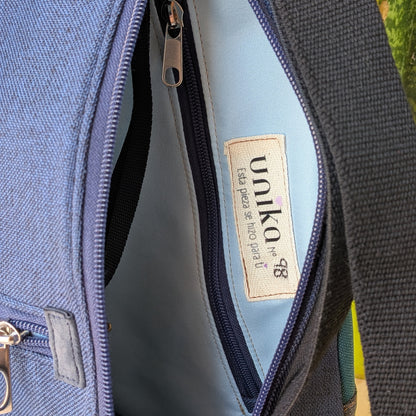 Mochila antirrobo Irati  Vaquero verde nº 98