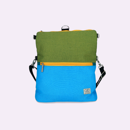 Bolso Camaleon amarillo y verde