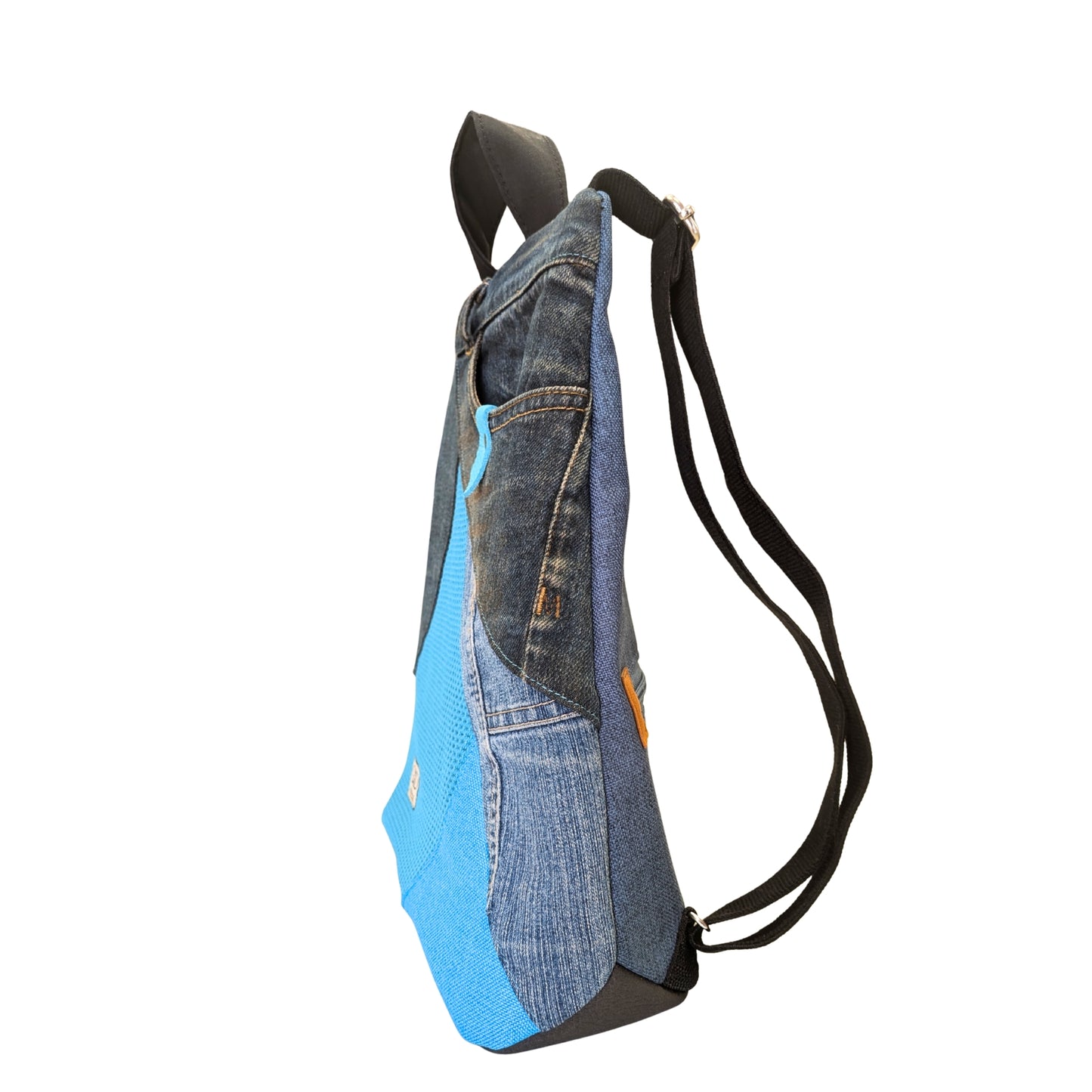 Mochila antirrobo Irati vaquero óxido y azul  nº 138 PEQUEÑA