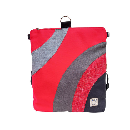 Bolso Camaleón rojo y negro