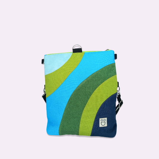 Bolso Camaleon turquesa y verde