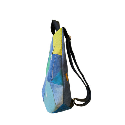 Mochila antirrobo Espigas vaquera verde nº 78