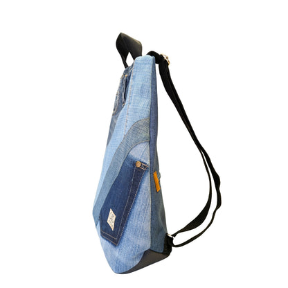 Mochila antirrobo Viento vaquera nº 124 PEQUEÑA