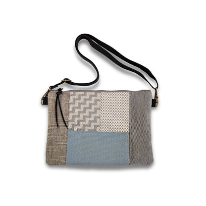 Bolso yin yang nero y gris